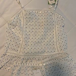 NWT Kate Spade Sleepwear Tank and Short Set